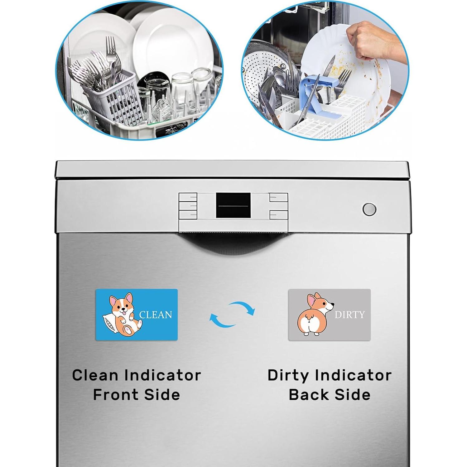 Imán de Lavavajillas Reversible PWHINGN 9.7x5.6cm Perro