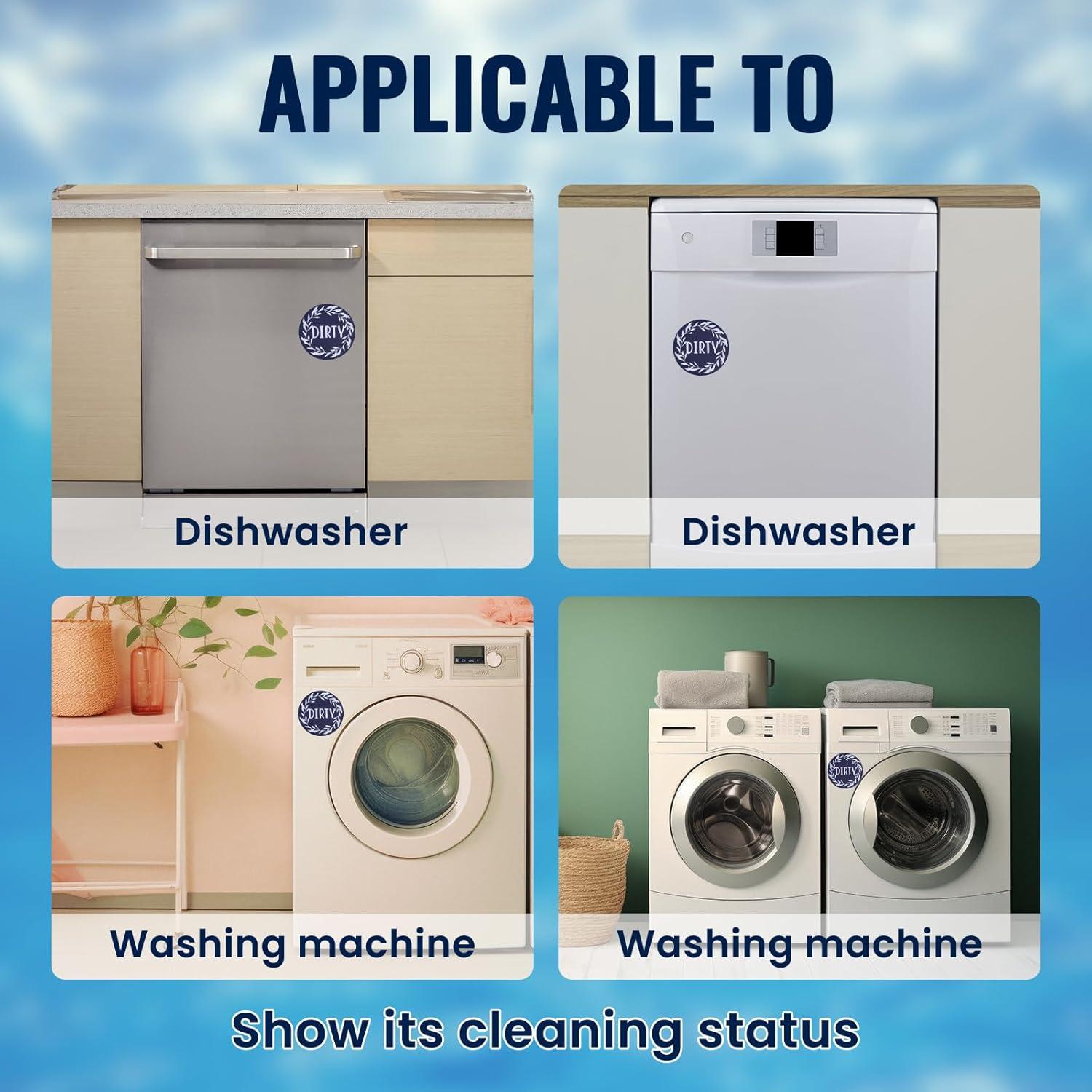 Imán de Lavavajillas Reversible BOXOB 9cm Limpio Sucio