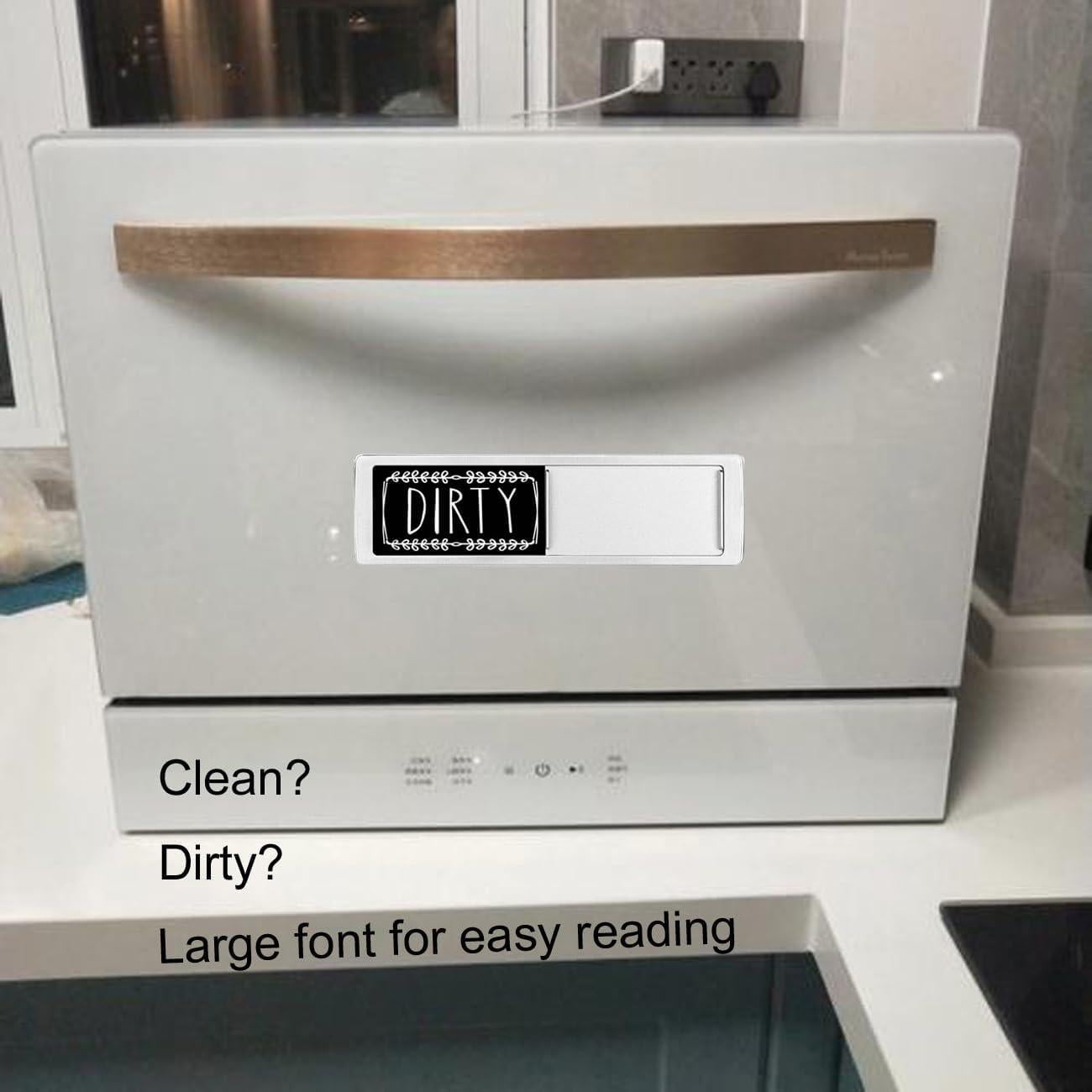 Imán Limpio Sucio para Lavavajillas FUNNYANT - Fácil Lectura