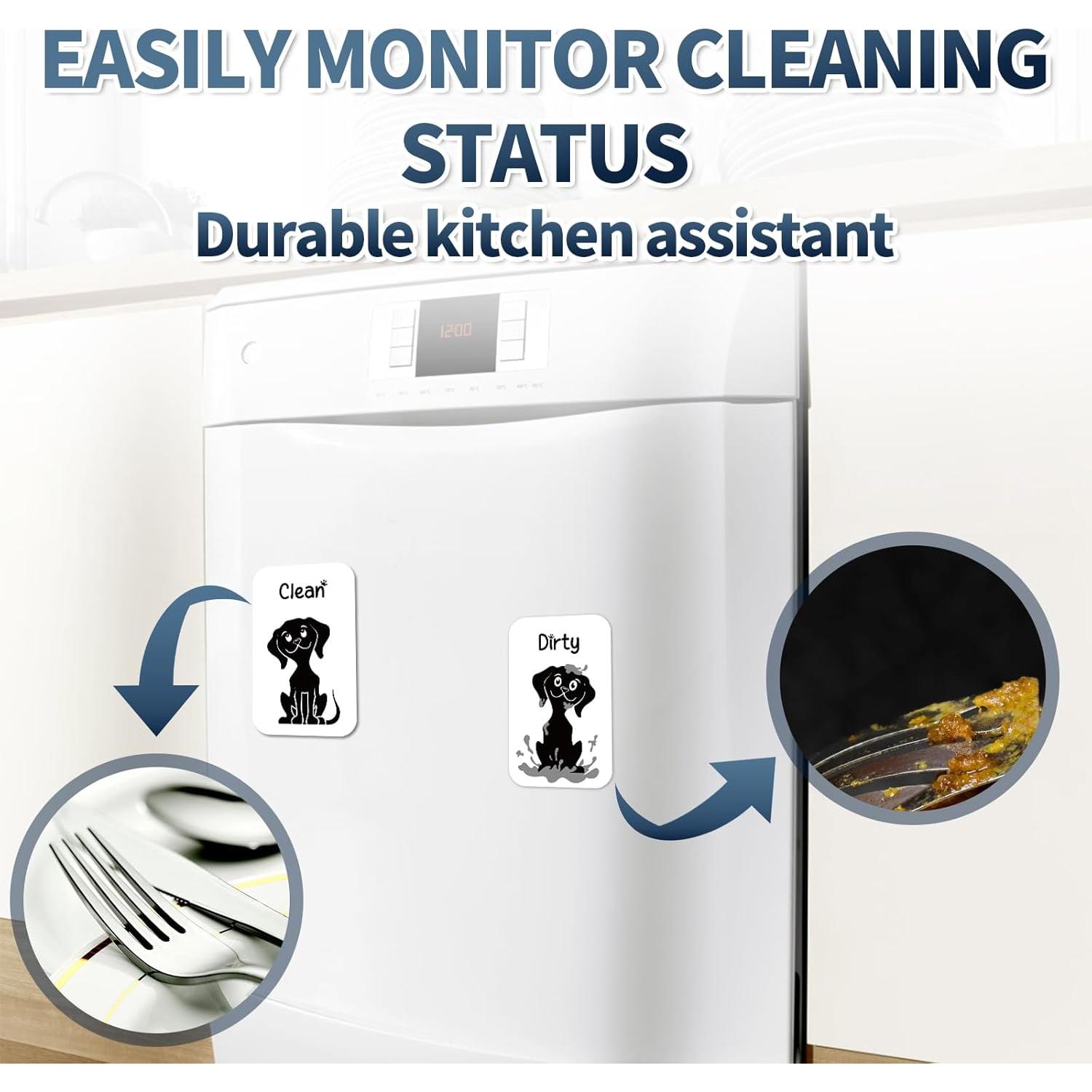 Imán Doble Cara Limpio Sucio Gosknor para Lavavajillas 8.9x5.7cm