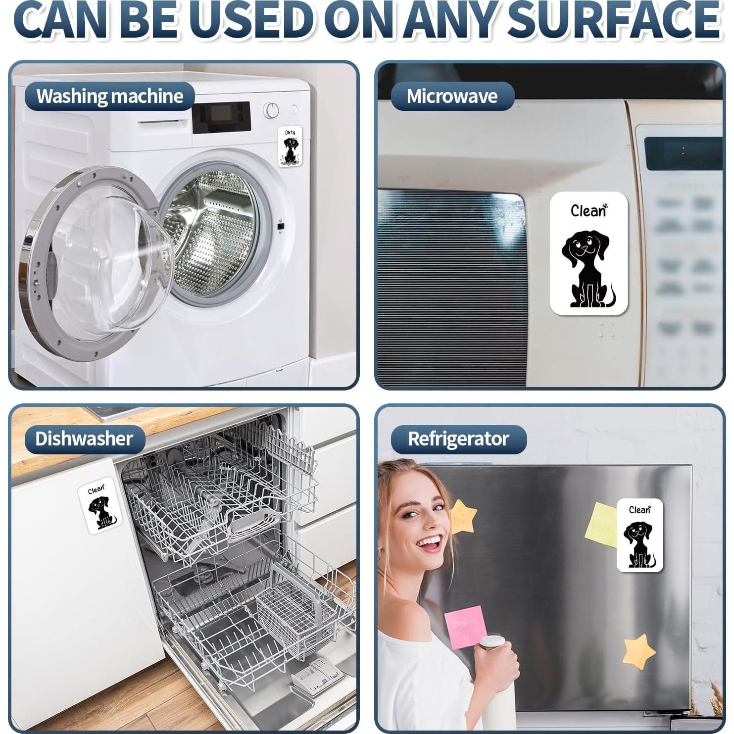 Imán Doble Cara Limpio Sucio Gosknor para Lavavajillas 8.9x5.7cm