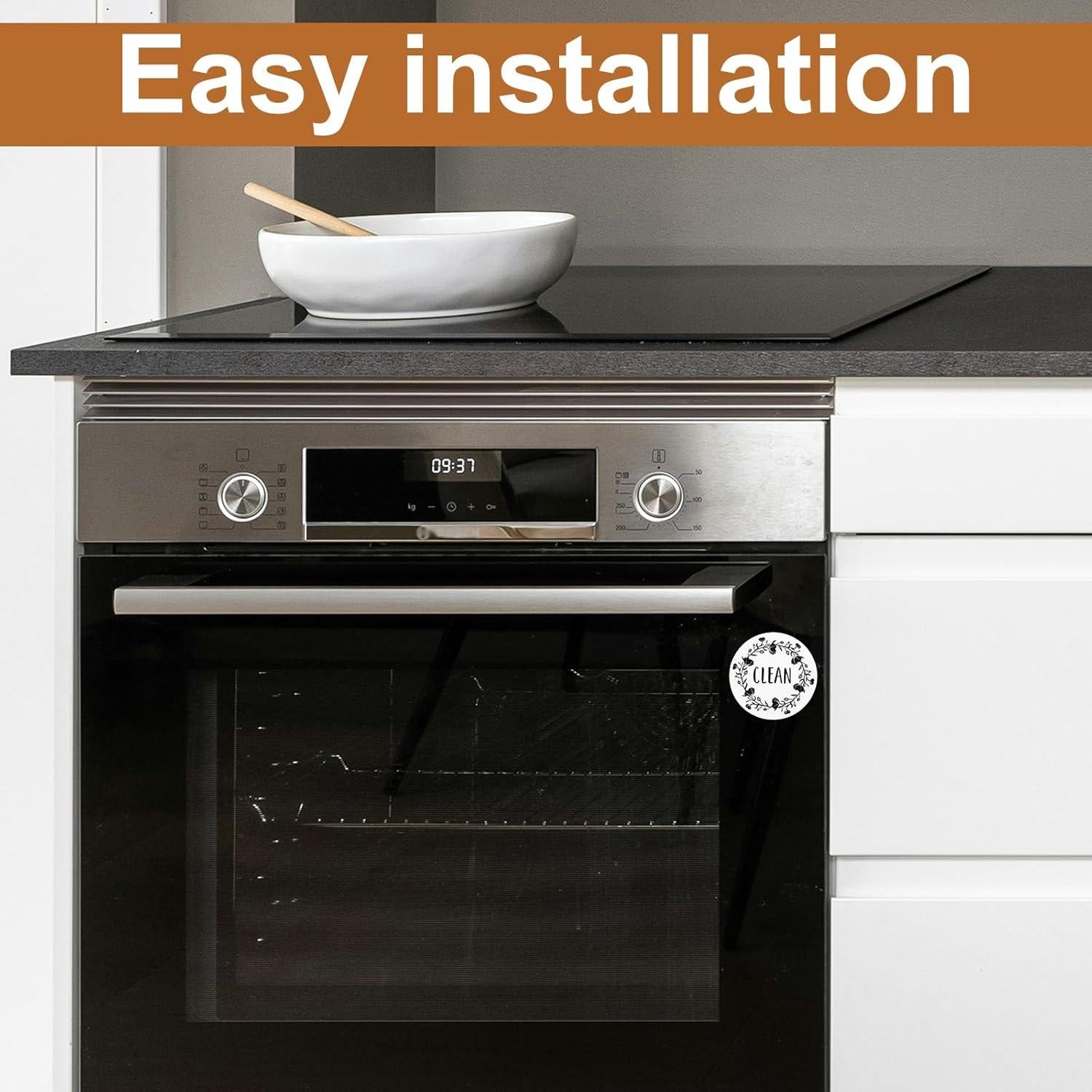 Imán de Lavavajillas Limpio Sucio BOXOB 9 cm - 2 Piezas