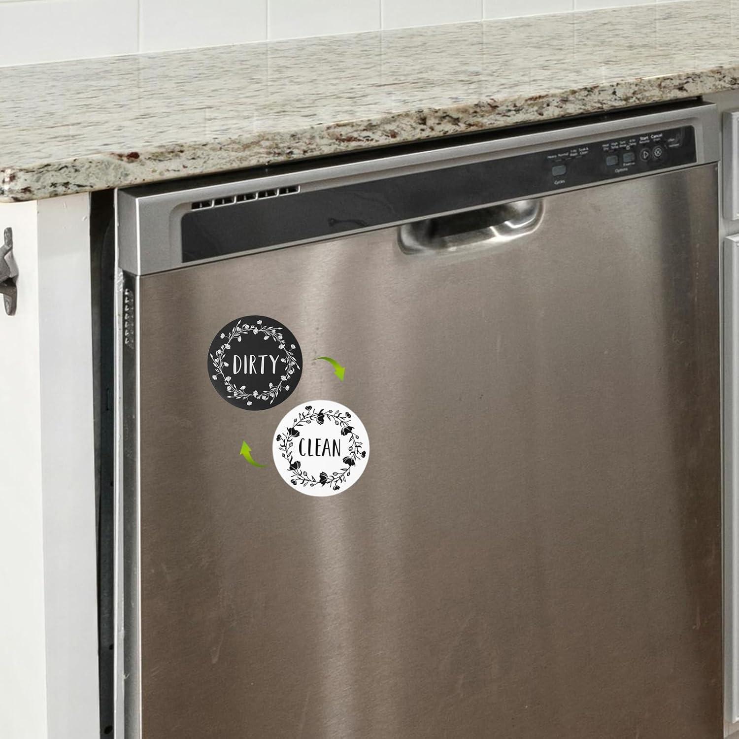 Imán de Lavavajillas Limpio Sucio BOXOB 9 cm - 2 Piezas