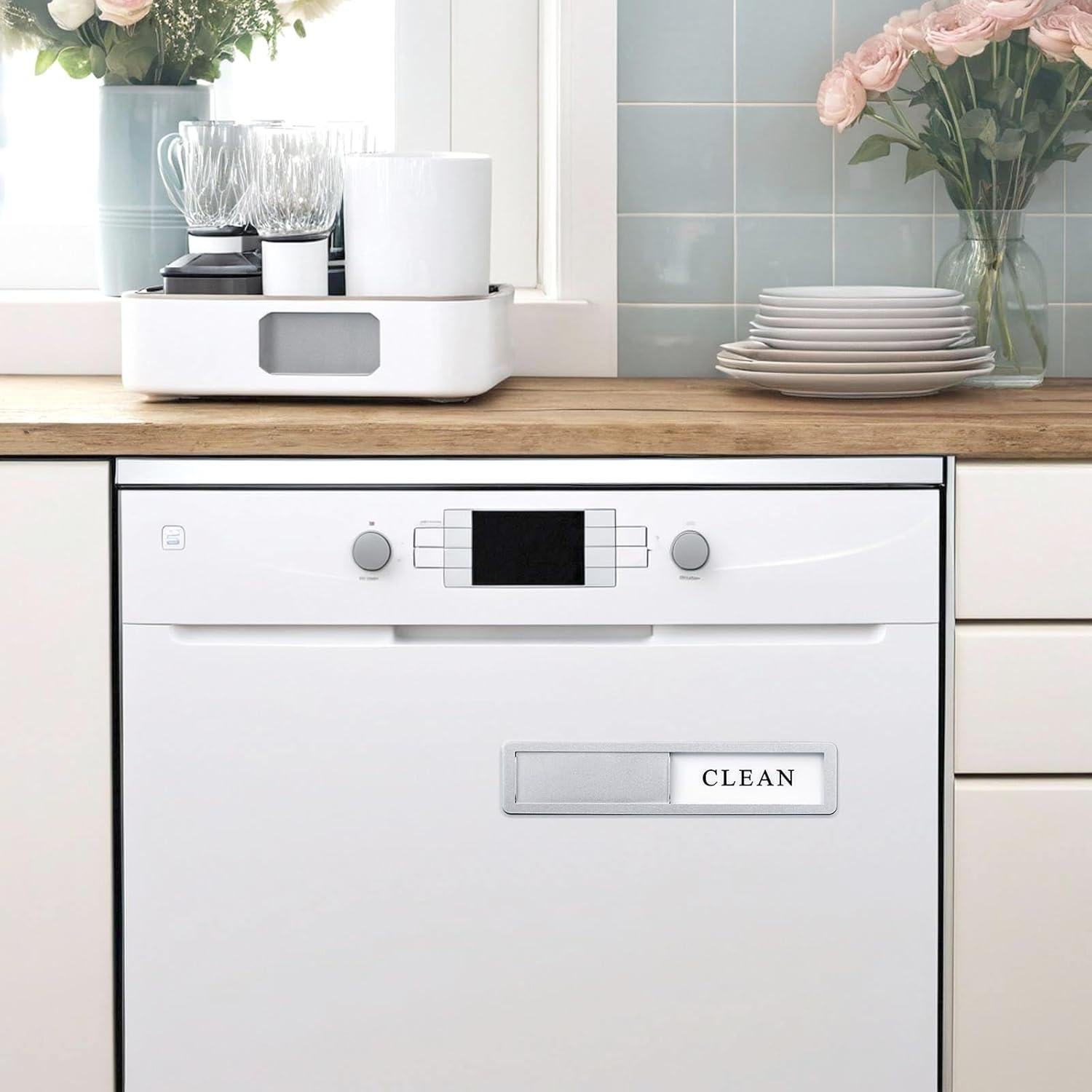 Señal Magnética Lavavajillas Limpio Sucio RIUOTA Plata