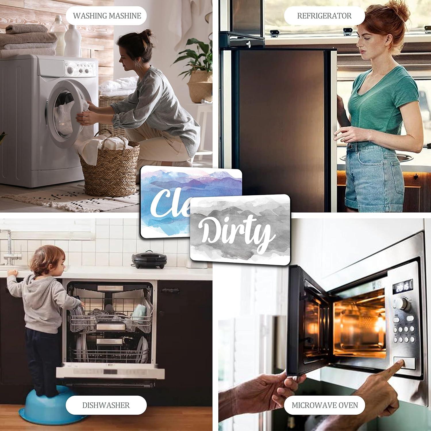 Signo Magnético Lavavajillas KYONANO Limpio Sucio 9x5cm