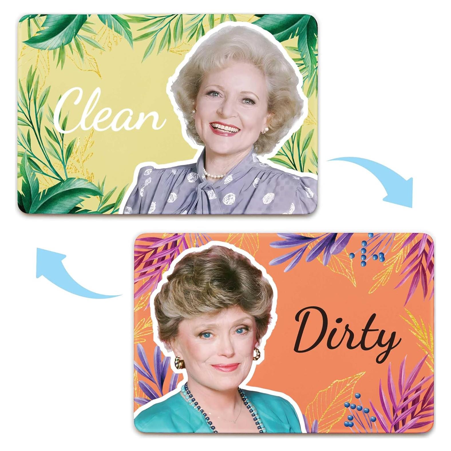 Imán de Lavavajillas Casktcom Golden Girls 9x6.1cm Doble Cara