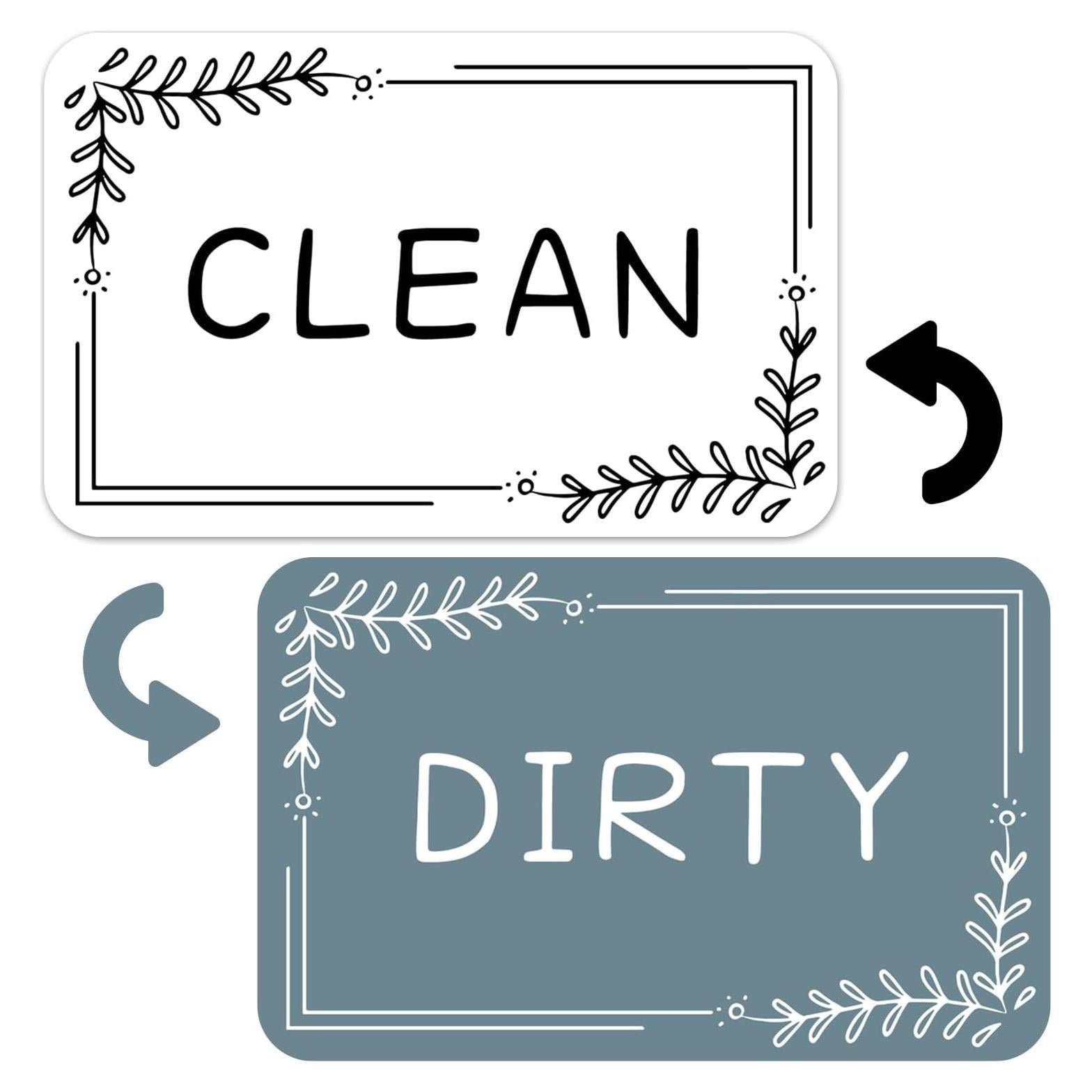 Imán de Lavavajillas Limpio Sucio Guokoko - Magnético 8.64x5.58cm