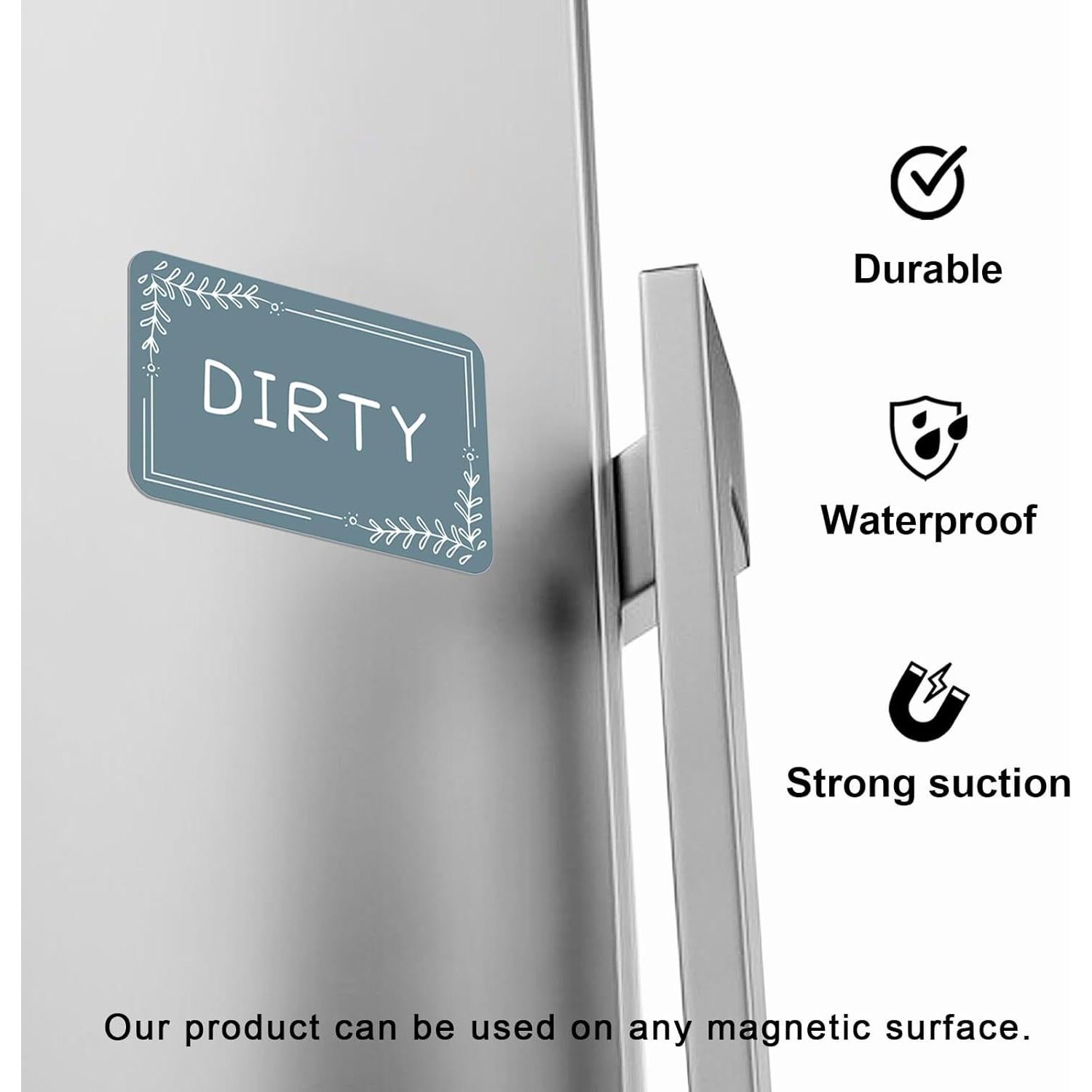 Imán de Lavavajillas Limpio Sucio Guokoko - Magnético 8.64x5.58cm