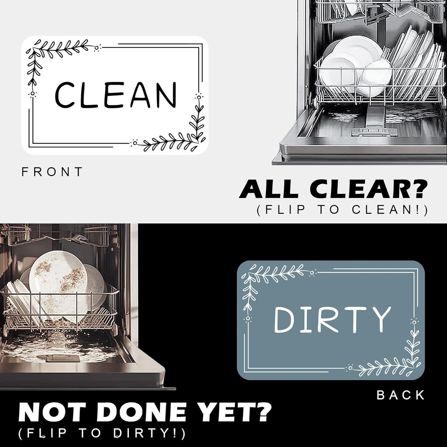 Imán de Lavavajillas Limpio Sucio Guokoko - Magnético 8.64x5.58cm