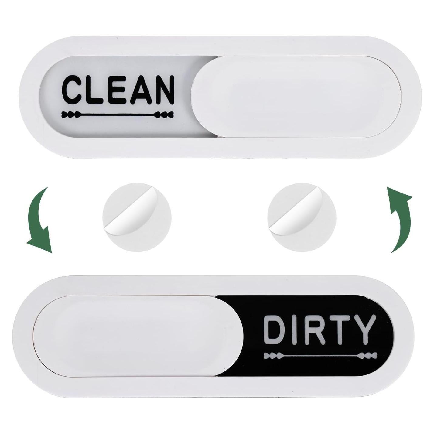 Señal Magnética Lavavajillas Limpio Sucio uxcell Ovalada 15cm