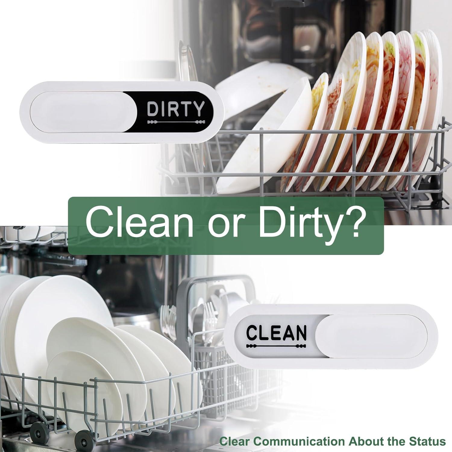 Señal Magnética Lavavajillas Limpio Sucio uxcell Ovalada 15cm