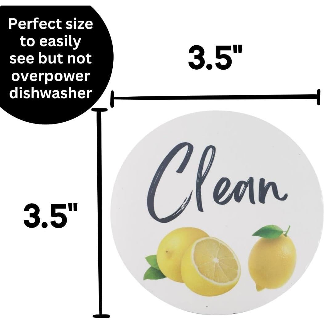Imán de Lavavajillas Limpio Sucio Pretty Inappropriate 8.89 cm