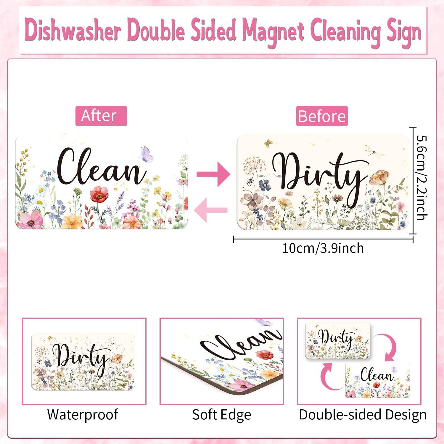 Imán Reversible para Lavavajillas Cosmisun - Limpio/Sucio 10x5.6cm