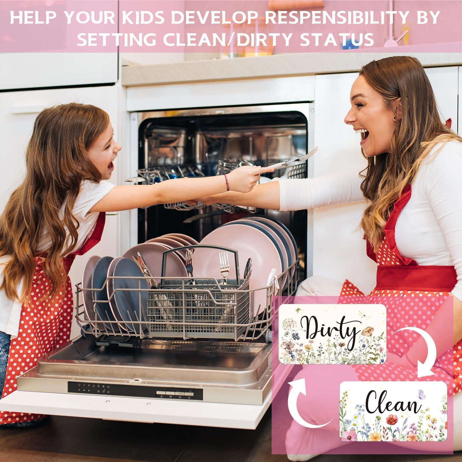 Imán Reversible para Lavavajillas Cosmisun - Limpio/Sucio 10x5.6cm