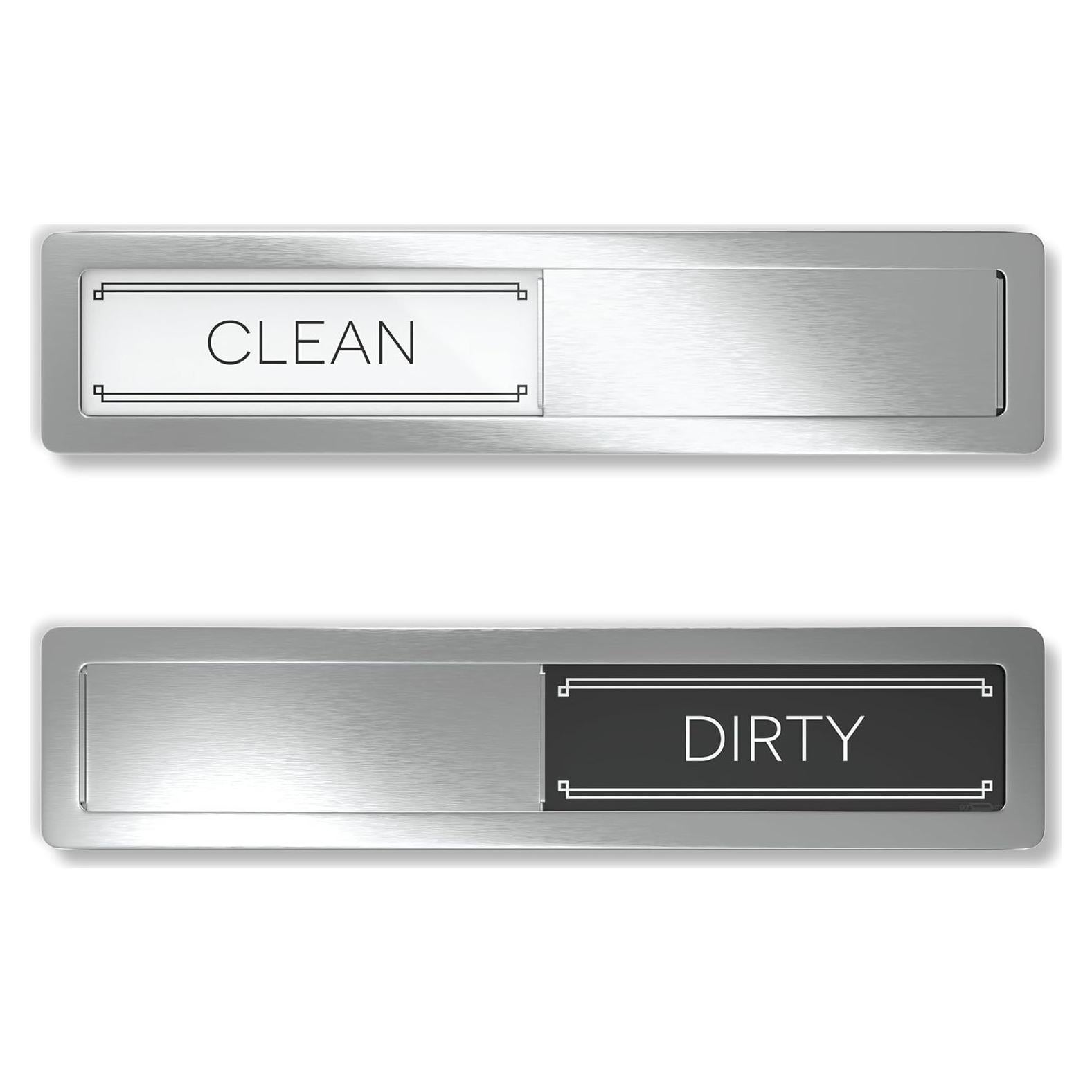 Imán Limpio Sucio Acero Inoxidable Brothers Bench 17.78x3.81cm