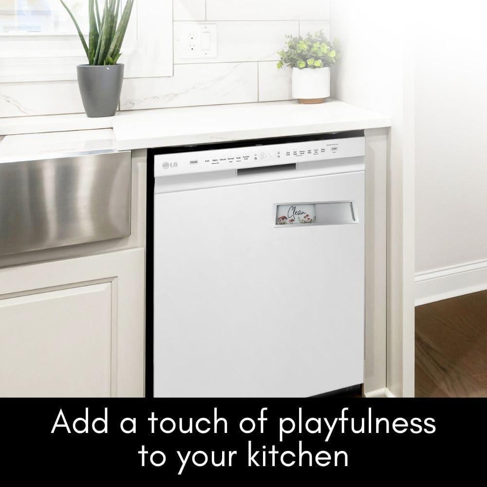 Imán de Lavavajillas Limpio Sucio Pretty Inappropriate 17.78x5.08cm