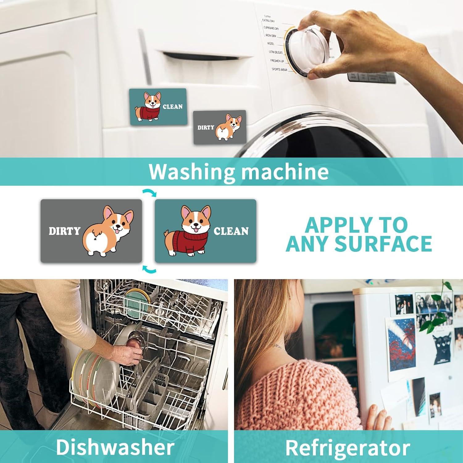 Imán Limpio Sucio Myakako para Lavavajillas Doble Cara Verde