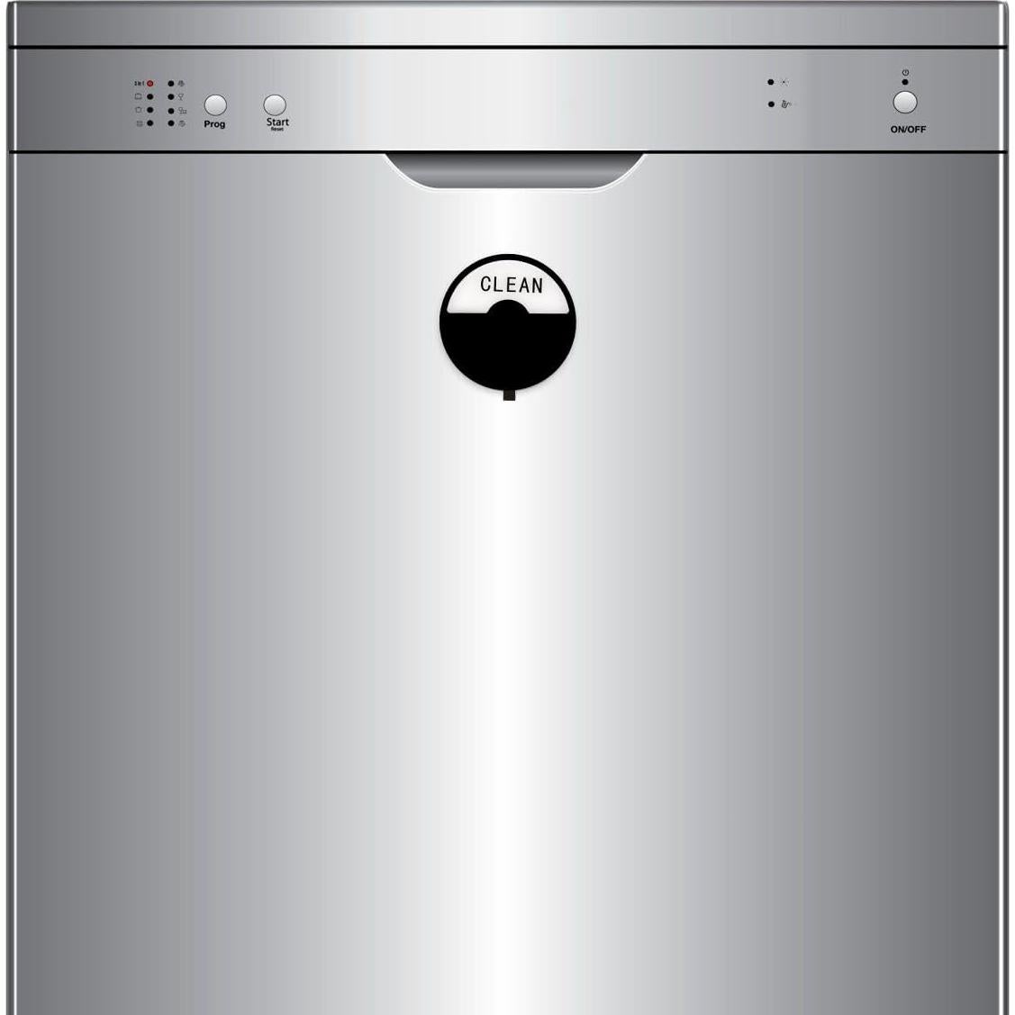 Imán de Lavavajillas Limpio Sucio Kichwit 8.9 cm Negro