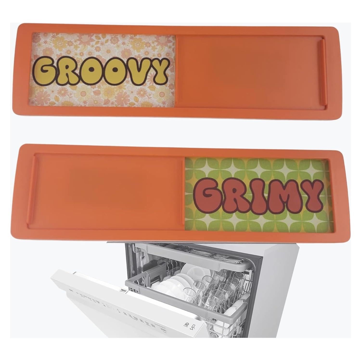 Imán Retro Deslizante Limpio Sucio Pretty Inappropriate 17.78x5.08cm