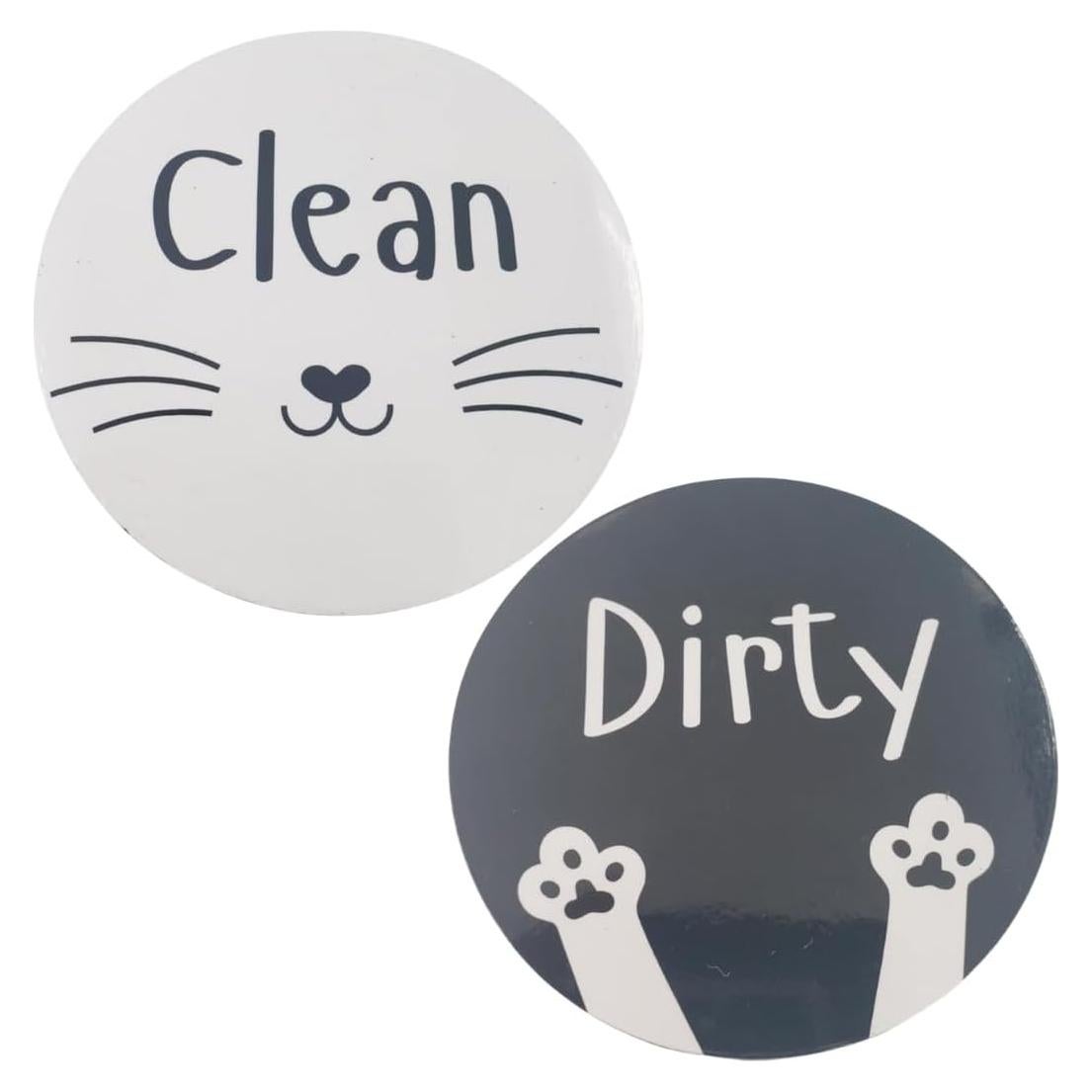 Imán de Lavavajillas Limpio Sucio Pretty Inappropriate 8.89cm