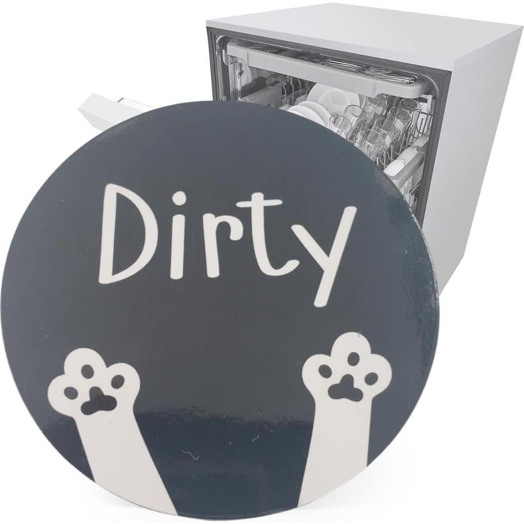 Imán de Lavavajillas Limpio Sucio Pretty Inappropriate 8.89cm