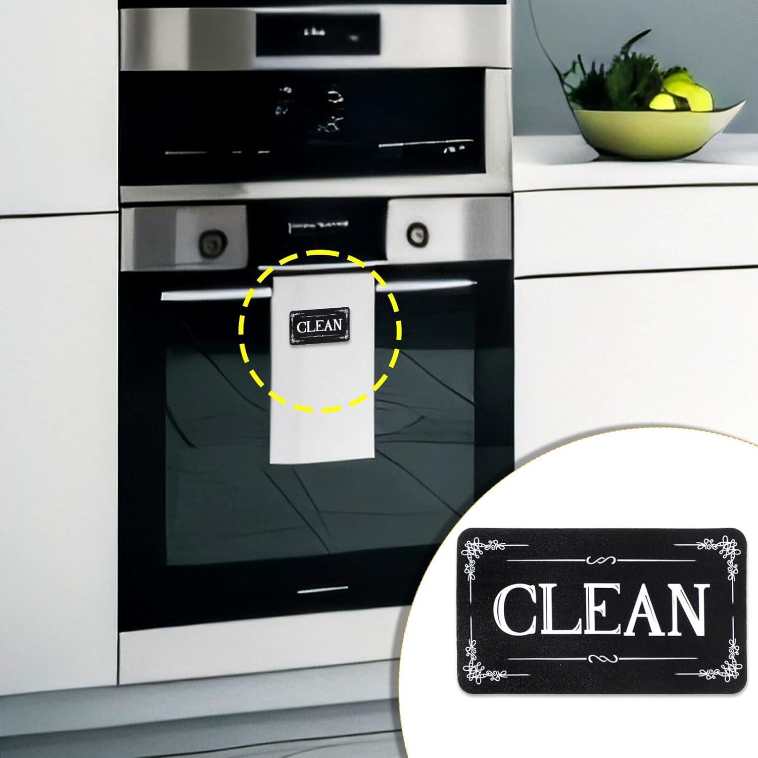 Imán de Lavavajillas Limpio Sucio Qianyu Doble Cara 9.5x5.5cm