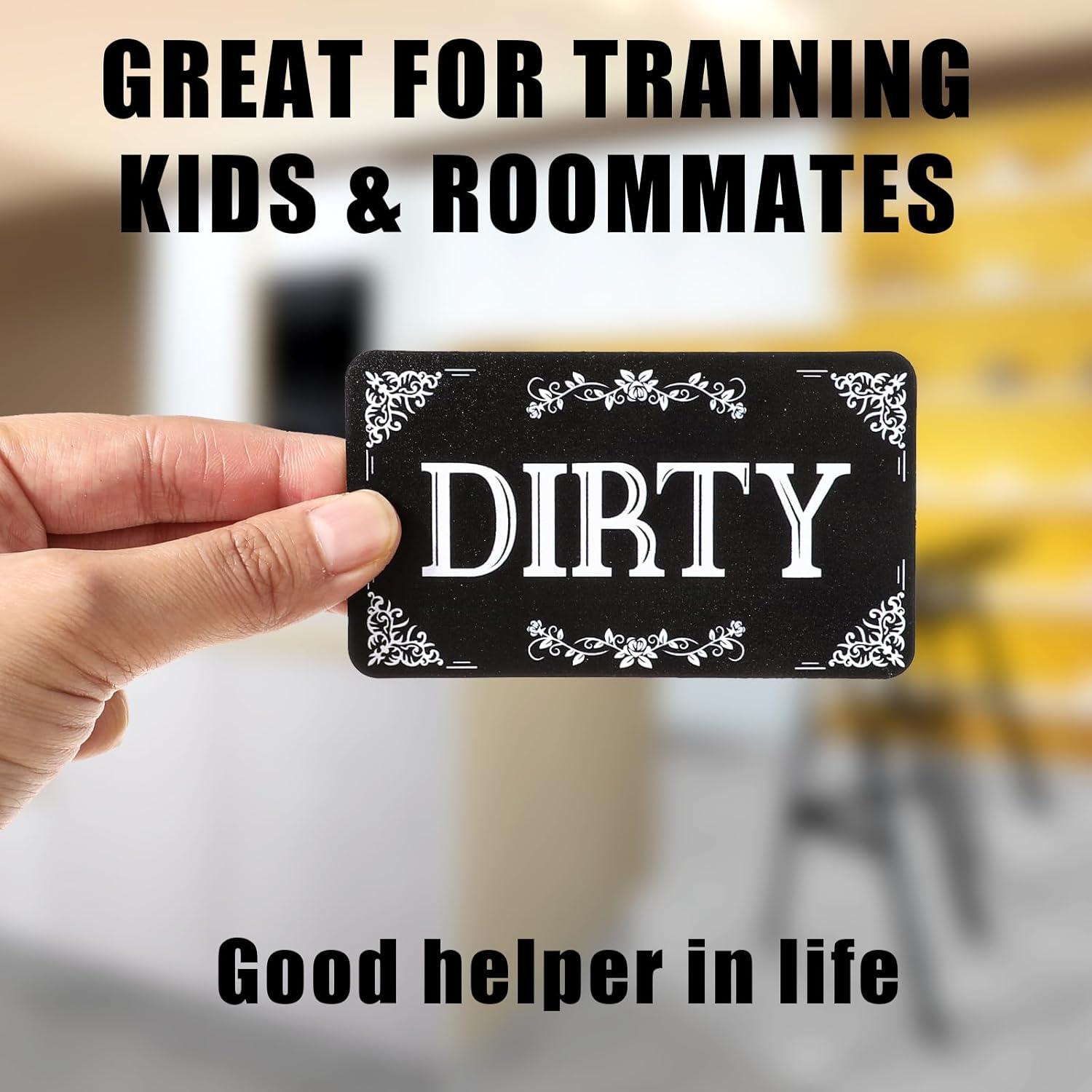 Imán de Lavavajillas Limpio Sucio Qianyu Doble Cara 9.5x5.5cm