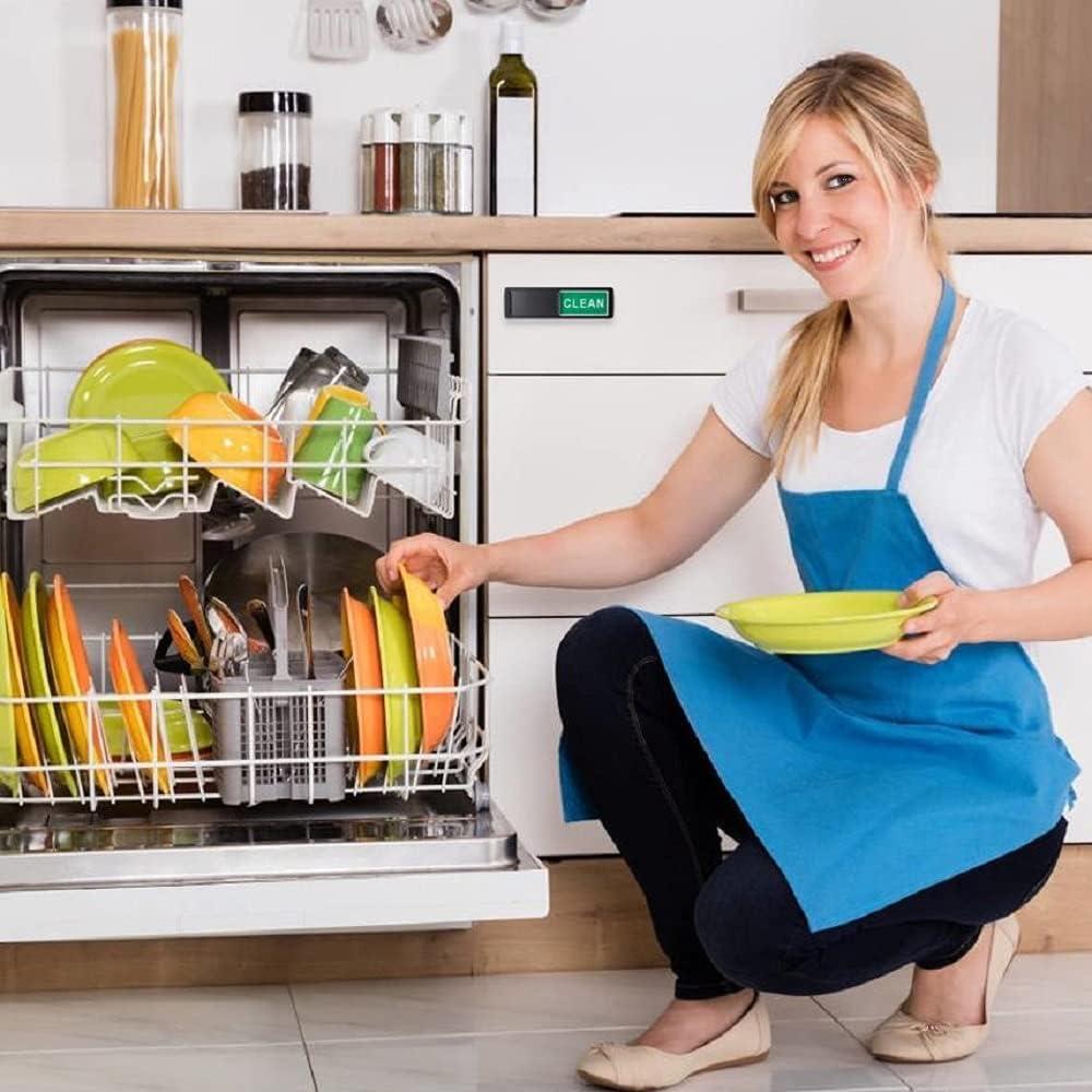 Imán de Lavavajillas Lissaberg Limpio Sucio Negro 18x5.4 cm