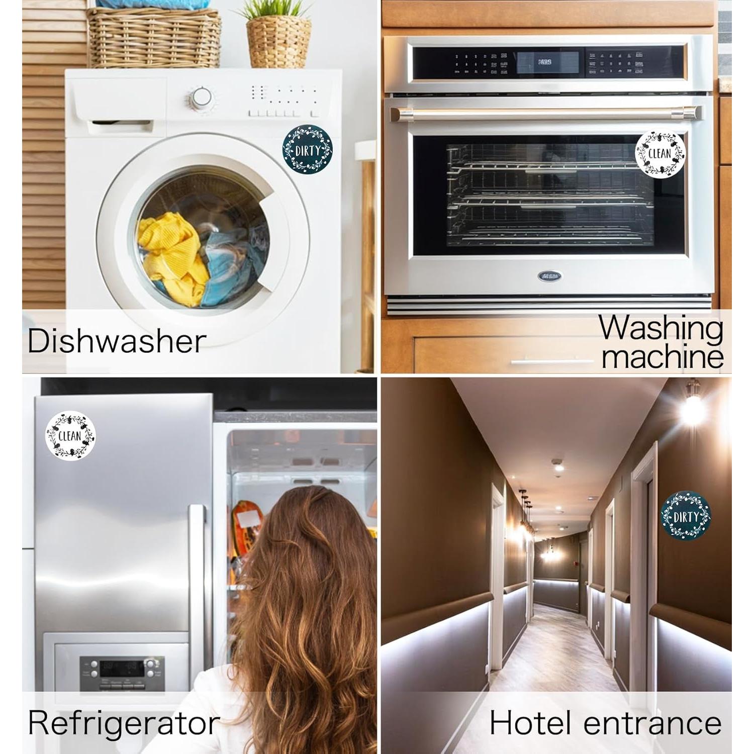 Imán de Lavavajillas Limpio Sucio ValueBargain 8.89cm Verde