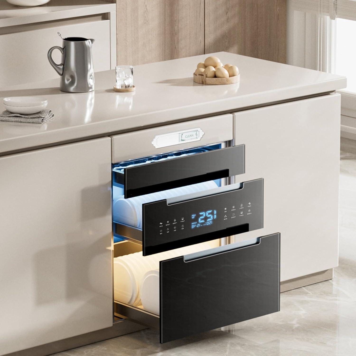 Imán Lavavajillas Limpio Sucio Aifiuroo 17.78x3.81cm Blanco