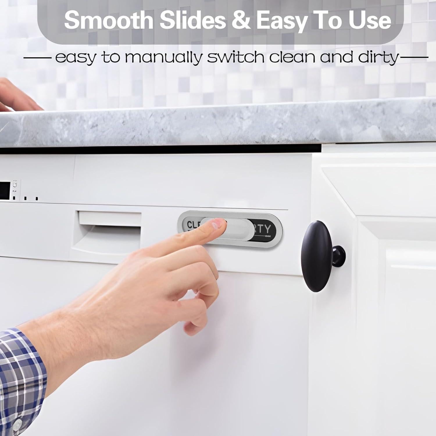 Imán de Lavavajillas Limpio Sucio HANAOTO - Magnético 15.24x4.32cm