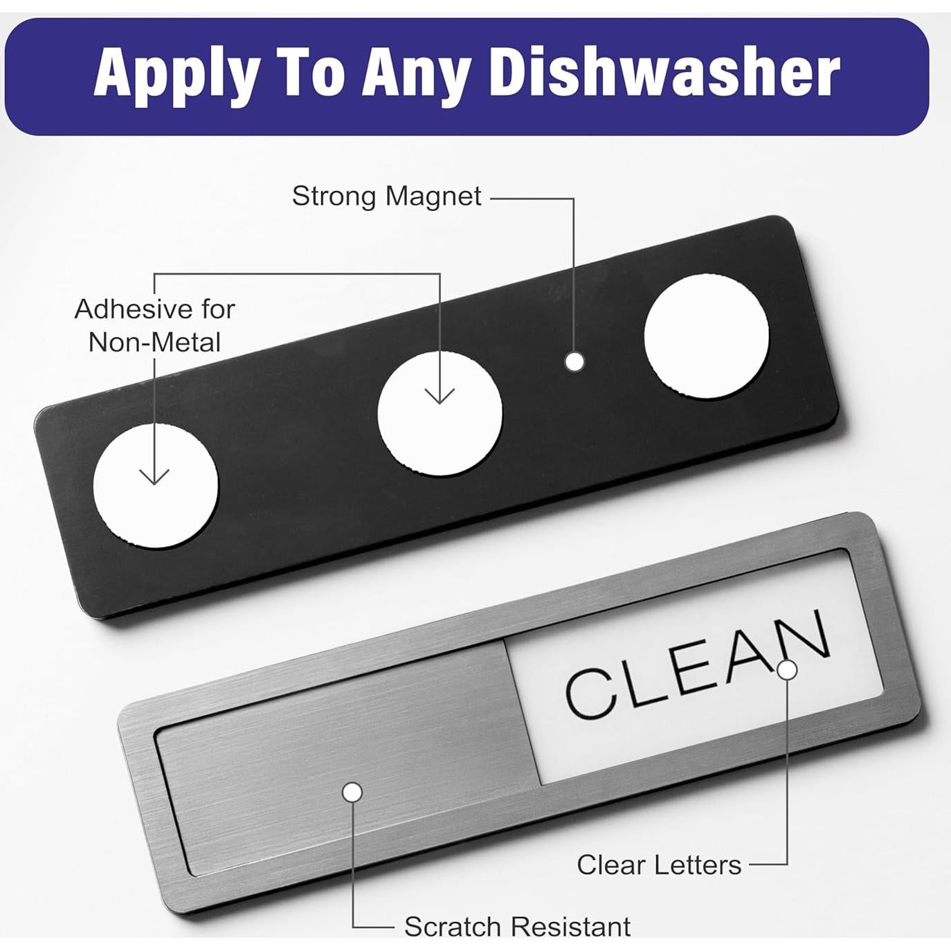 Imán para Lavavajillas Limpio Sucio WeddingSteps 19.8x7.1cm