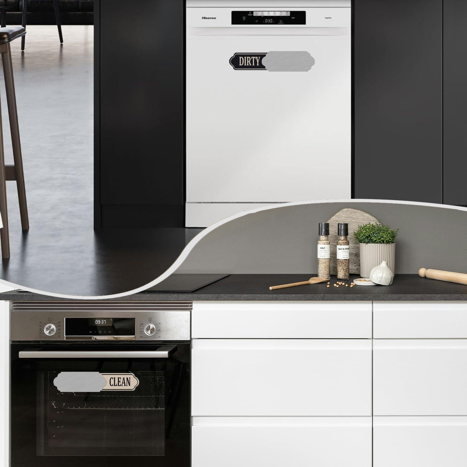 Imán de Lavavajillas Limpio Sucio Folyming 17.78x3.81cm