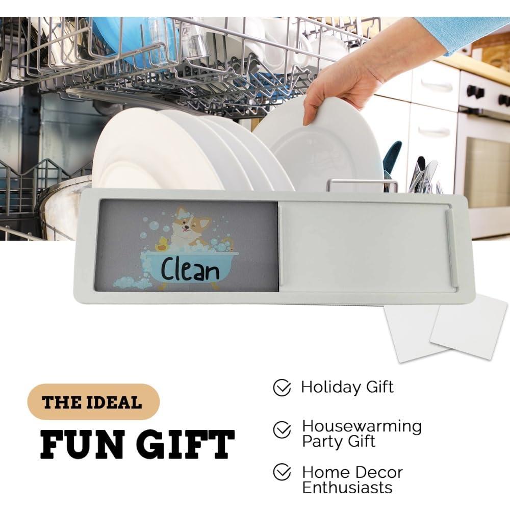 Imán de Lavavajillas Bonito Inapropiado 17.78x5.08cm Limpio Sucio