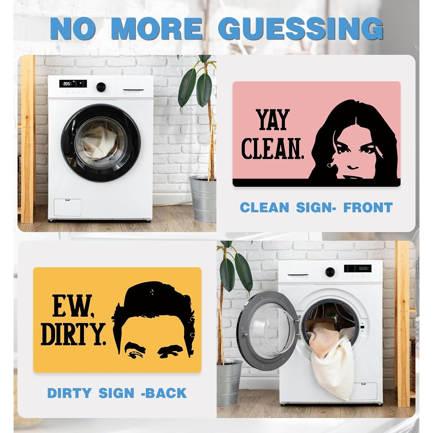 Imán de Lavavajillas Doble Cara Advivio 9.7x5.6cm Limpio Sucio