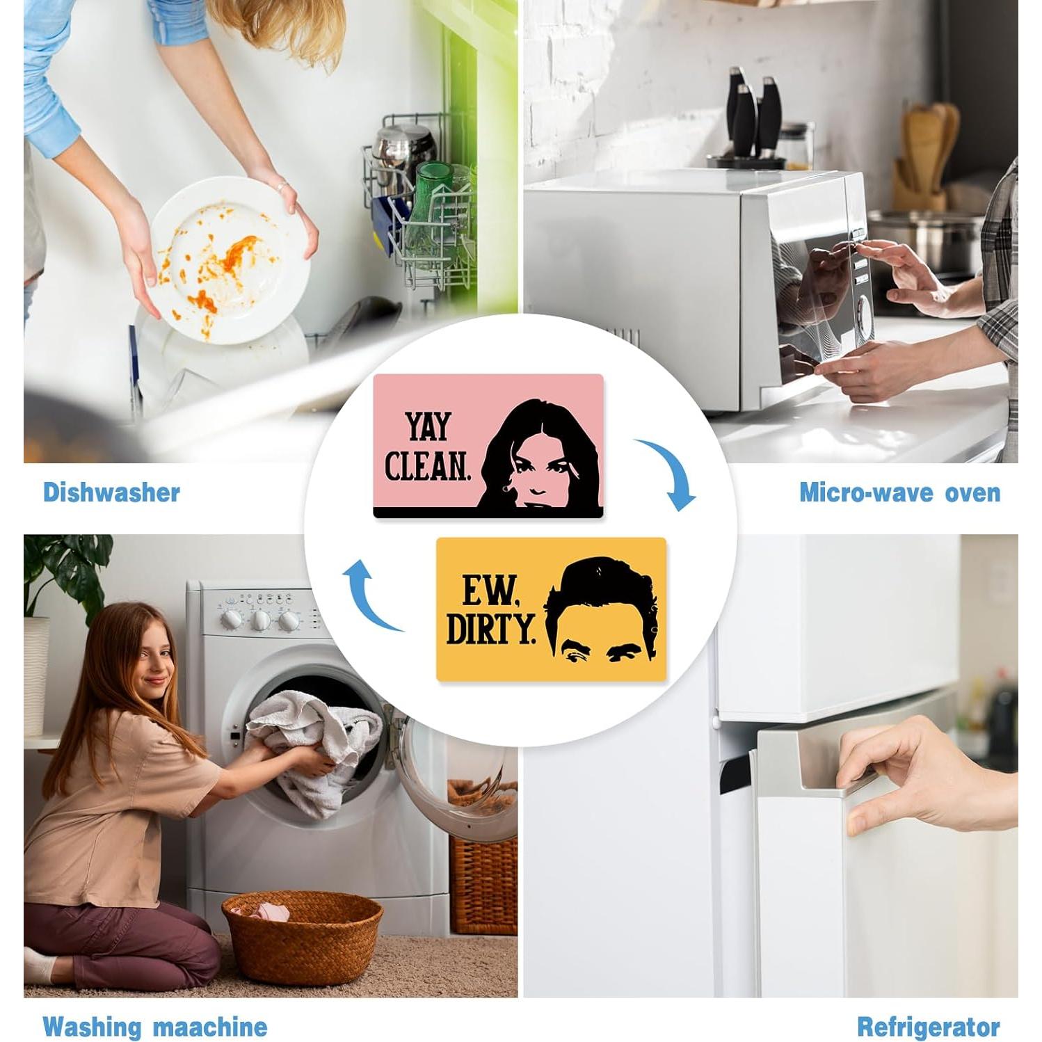 Imán de Lavavajillas Doble Cara Advivio 9.7x5.6cm Limpio Sucio