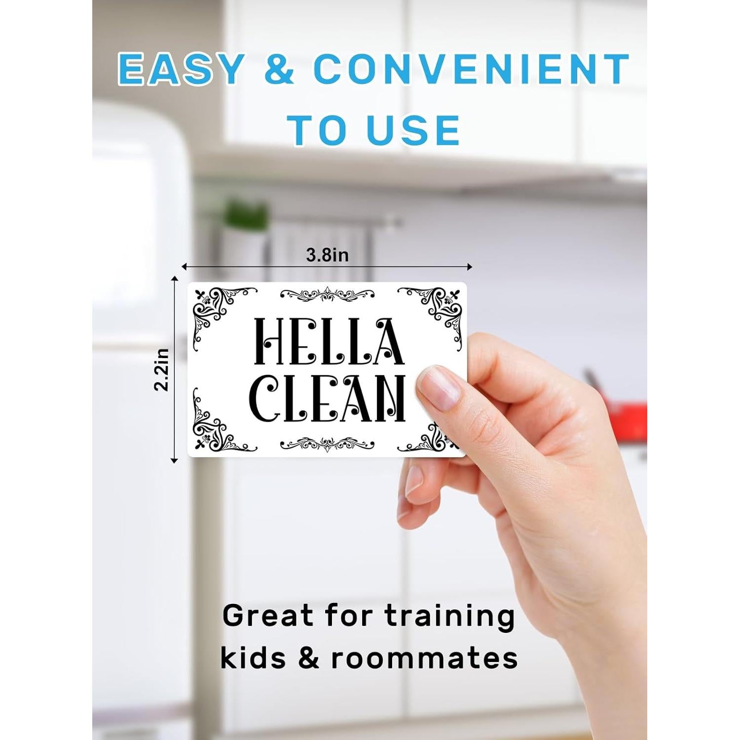 Imán Limpio Sucio PWHINGN Doble Cara 9.7x5.6cm PVC