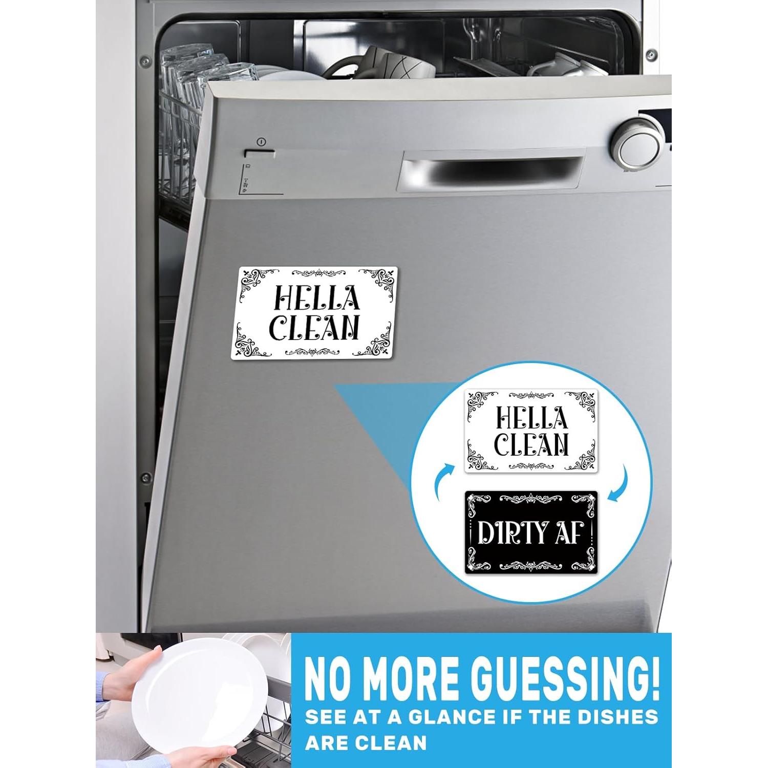 Imán Limpio Sucio PWHINGN Doble Cara 9.7x5.6cm PVC