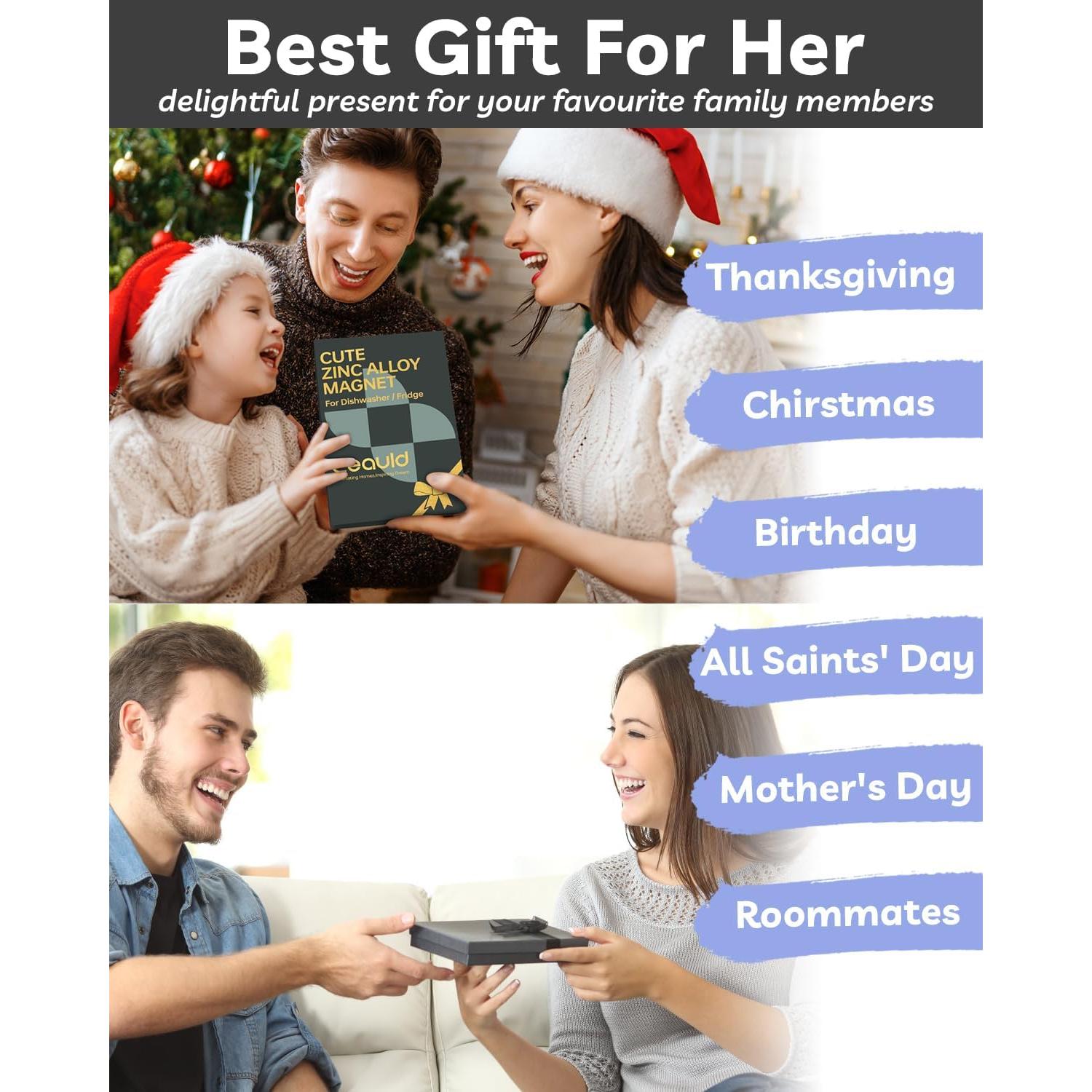 Imán para Lavavajillas Eeauld Gato Limpio Sucio 7.62 cm