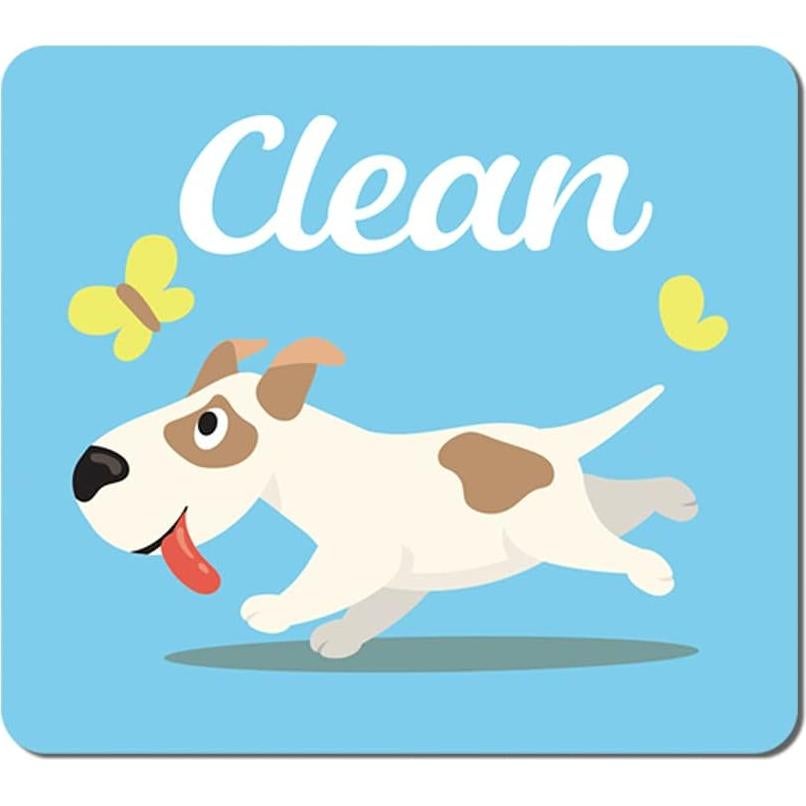 Imán Limpio/Sucio Umtiti 8.89x7.87cm Doble Cara Perro