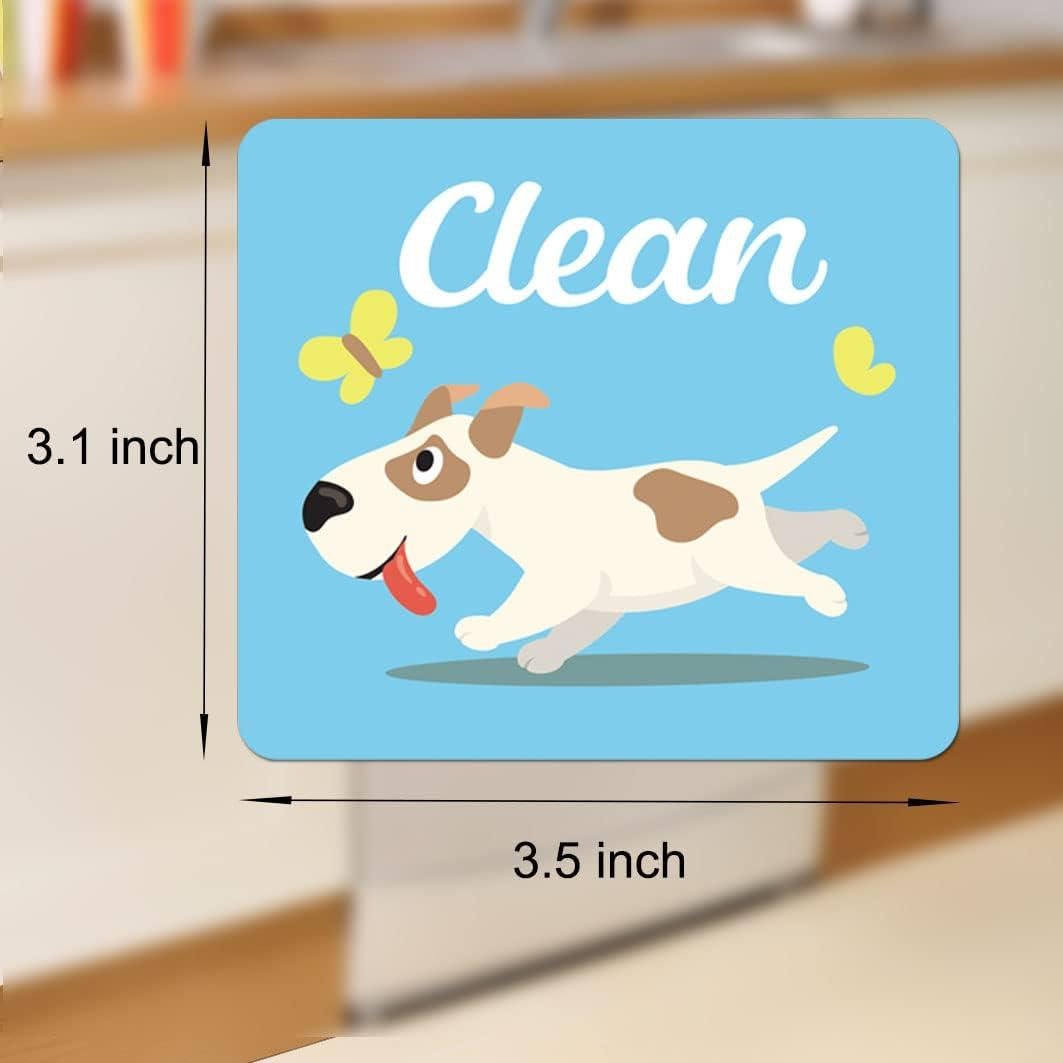 Imán Limpio/Sucio Umtiti 8.89x7.87cm Doble Cara Perro