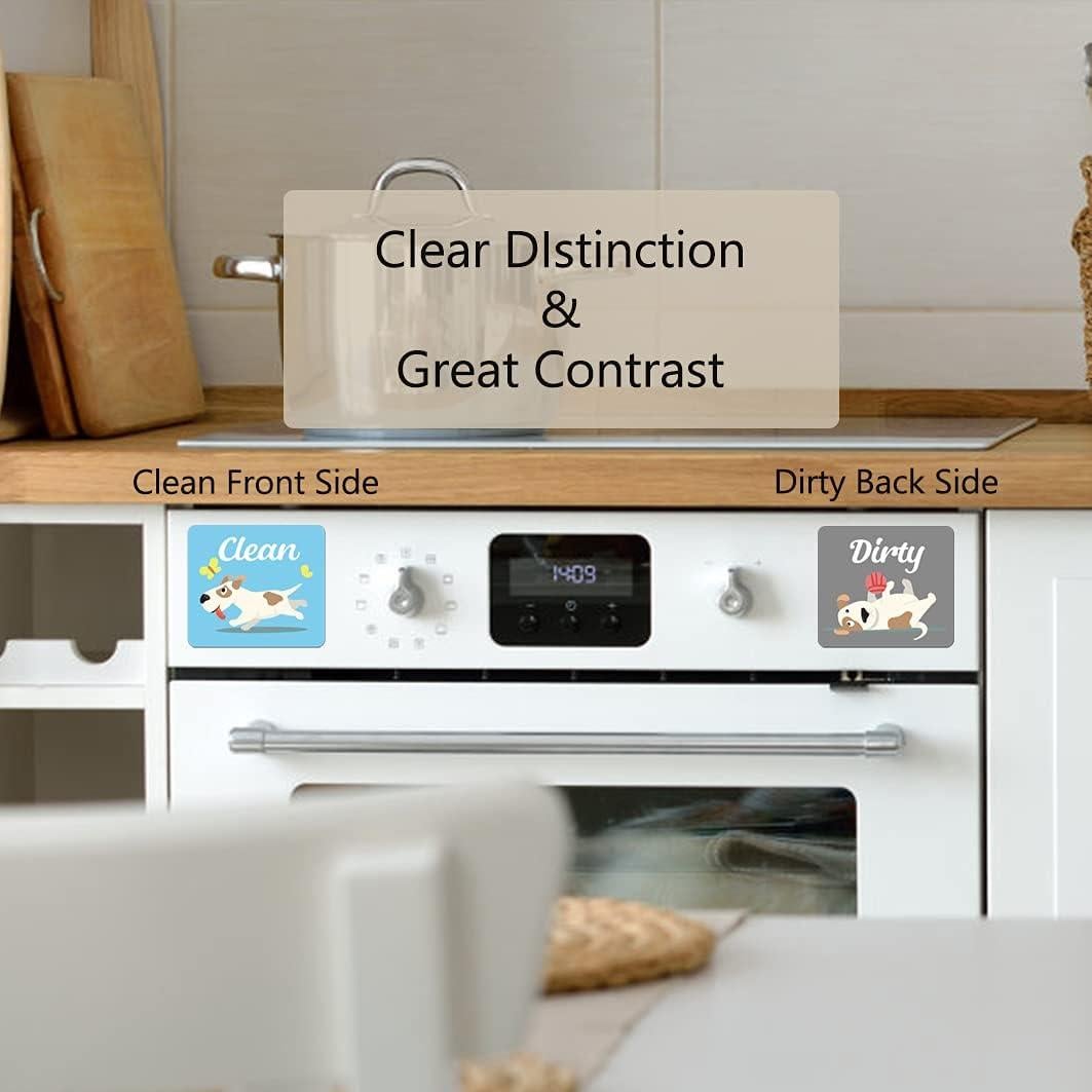 Imán Limpio/Sucio Umtiti 8.89x7.87cm Doble Cara Perro