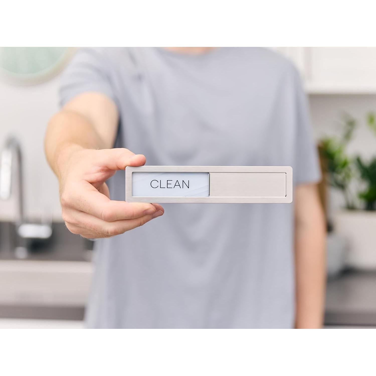 Imán Limpio Sucio para Lavavajillas Acero Inoxidable 17.78cm