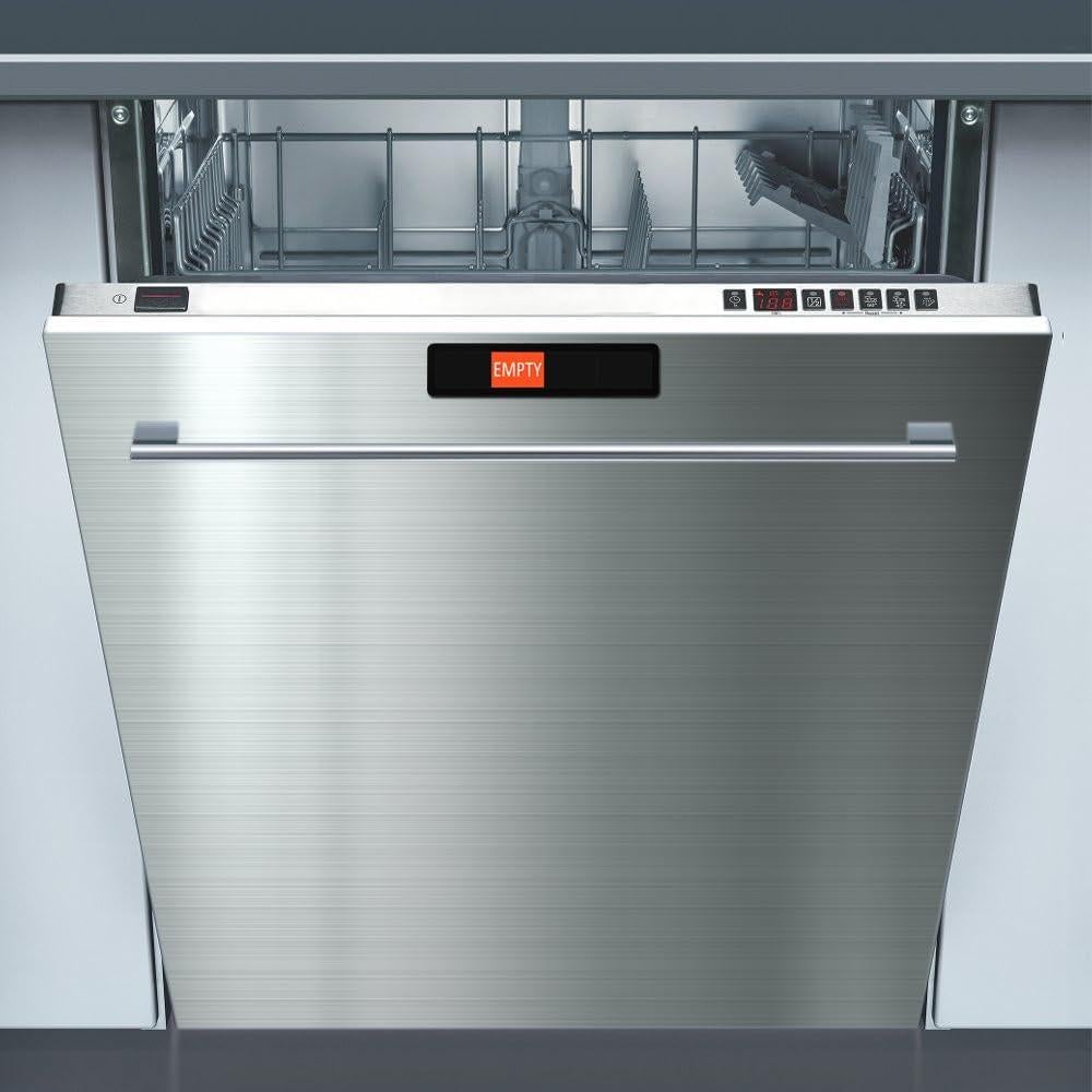 Imán para Lavavajillas Kichwit Limpio Sucio 17.78x4.06cm Negro