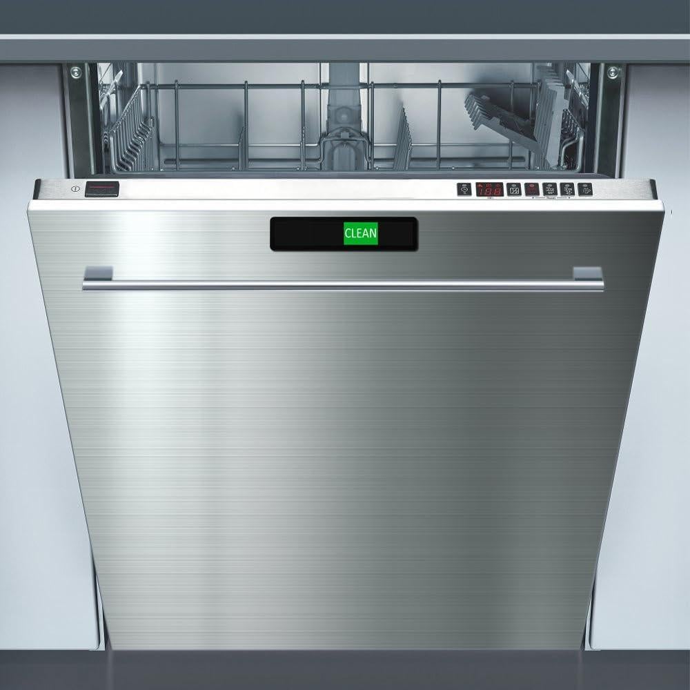 Imán para Lavavajillas Kichwit Limpio Sucio 17.78x4.06cm Negro