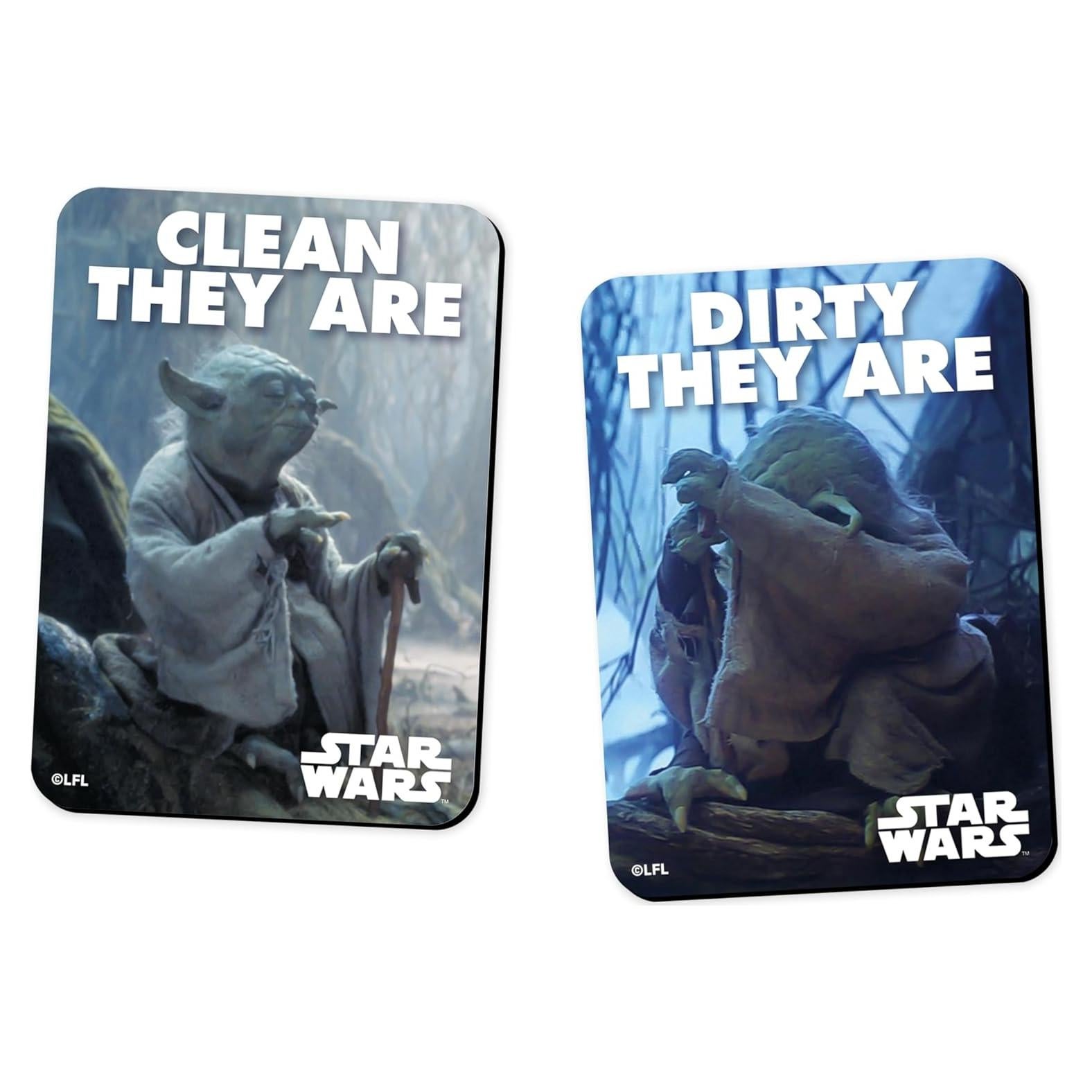 Imán de Lavavajillas Yoda Star Wars AQUARIUS - Doble Cara