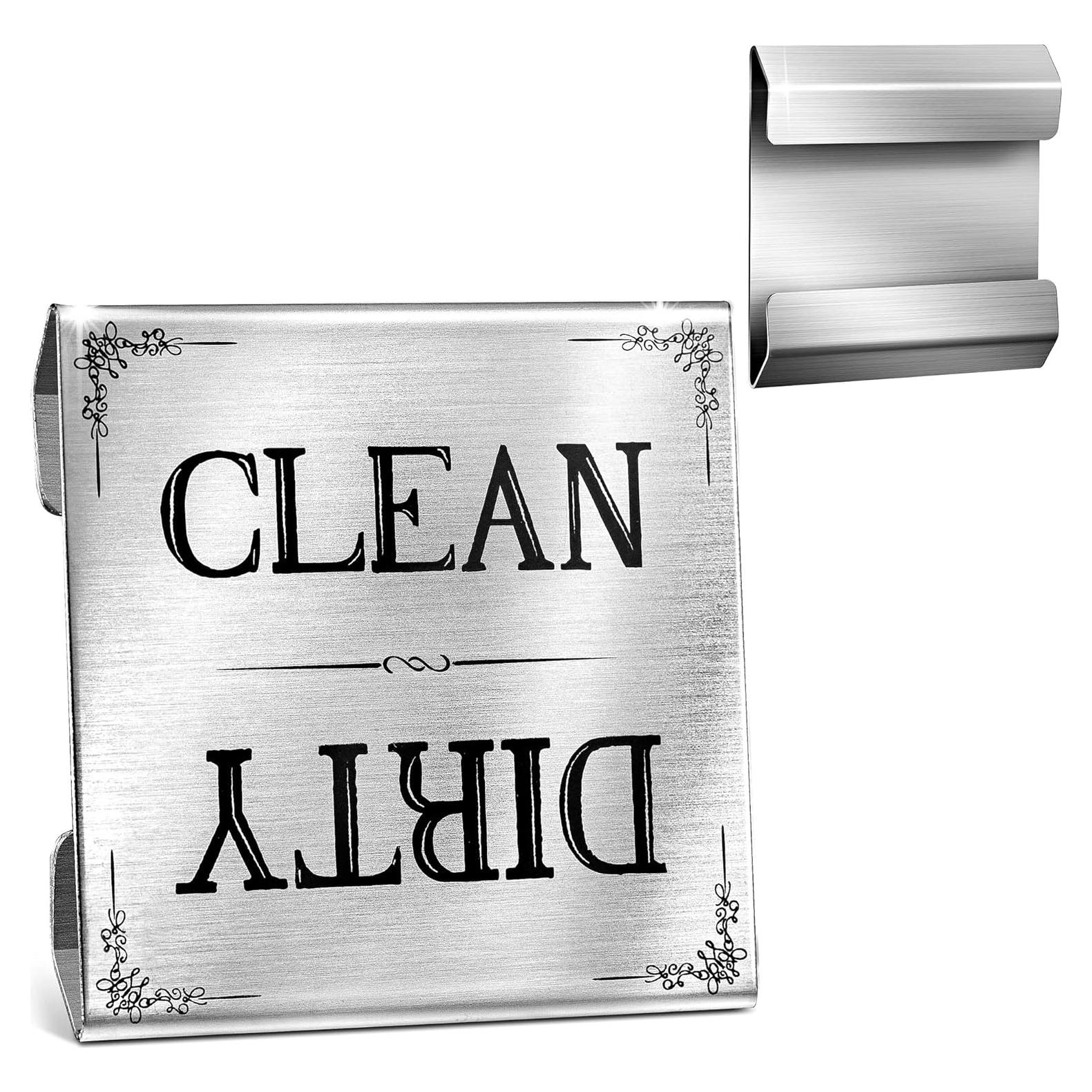 Señal Limpio Sucio Lavavajillas Acero Inoxidable Setter Home