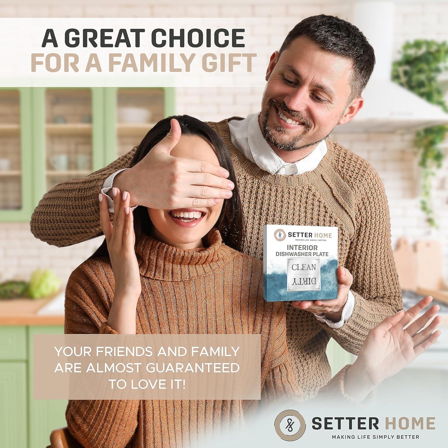 Señal Limpio Sucio Lavavajillas Acero Inoxidable Setter Home