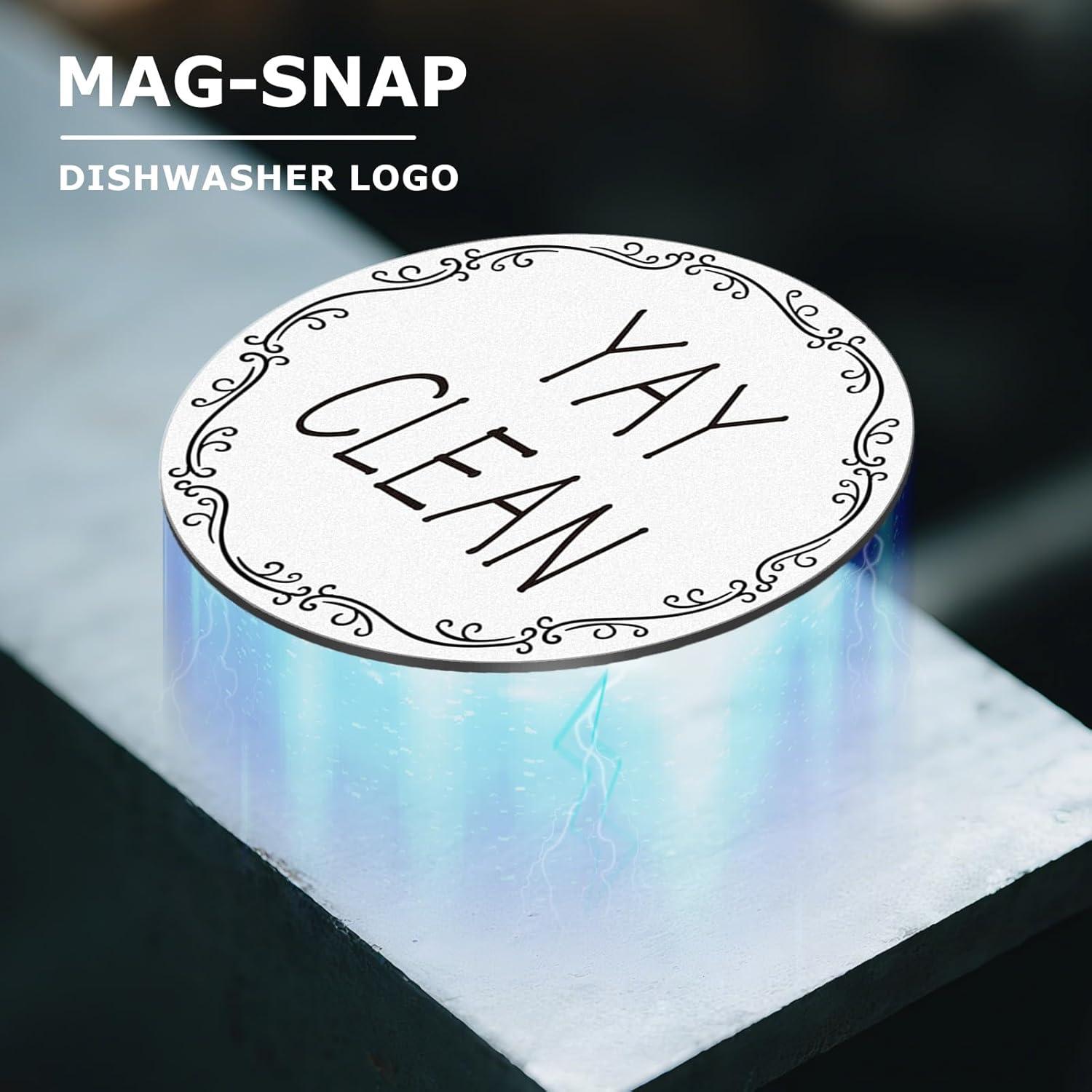 Imán de Lavavajillas Limpio Sucio Anobell 12.7 cm Doble Cara