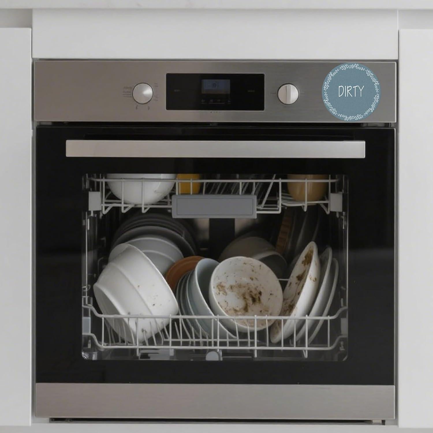 Imán de Lavavajillas Limpio Sucio Anobell 12.7 cm Doble Cara